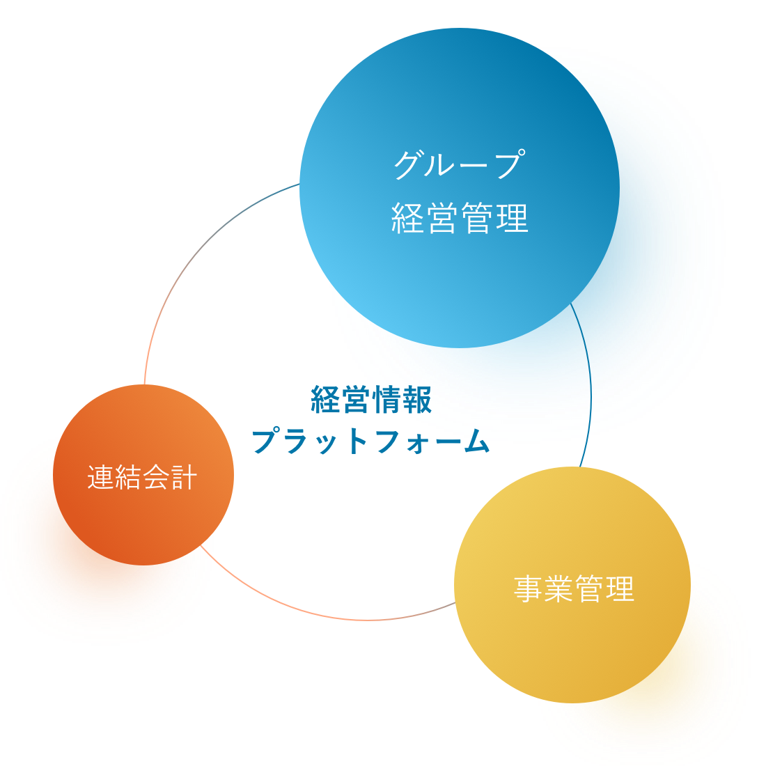 経営情報プラットフォーム　グループ経営管理　事業管理　連結会計